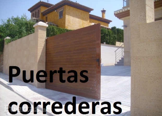 Puerta garaje corredera en Huelva